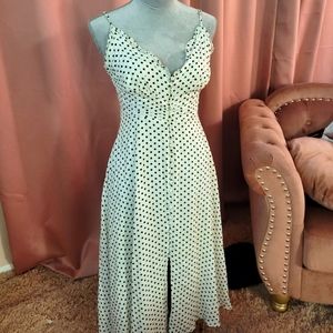 Fashion nova polka dot midi dress